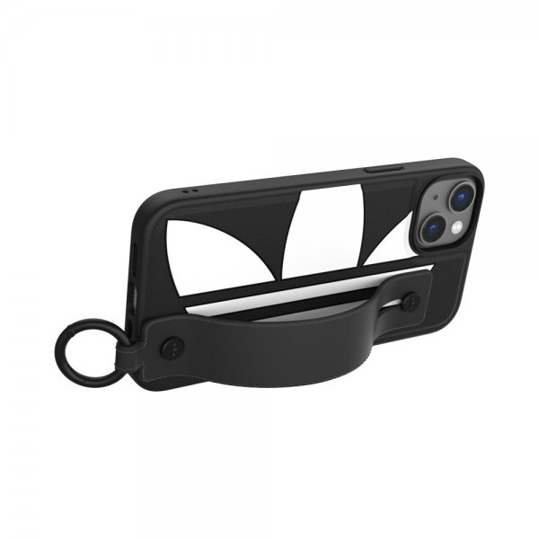 Adidas iPhone 14 Plus Skal Handstrap Case Sort Hvid