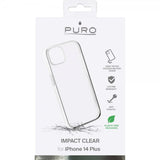 Puro iPhone 14 Plus Cover Impact Clear Gennemsigtig