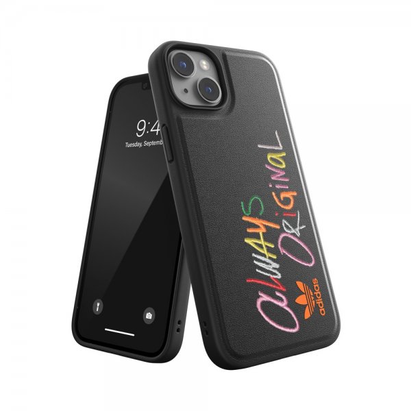 Adidas iPhone 14 Plus Cover Inlay Embroidery Case Colourful