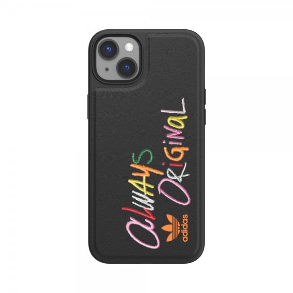 Adidas iPhone 14 Plus Cover Inlay Embroidery Case Colourful