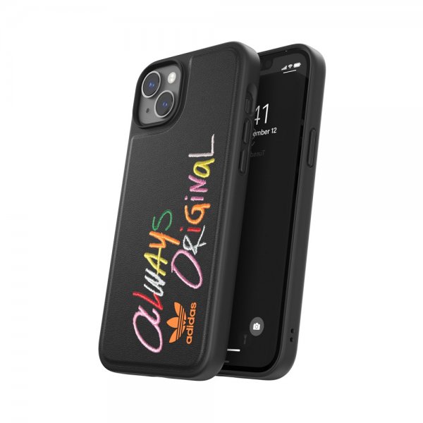 Adidas iPhone 14 Plus Cover Inlay Embroidery Case Colourful