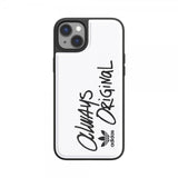 Adidas iPhone 14 Plus Cover Inlay Embroidery Case Hvid Sort