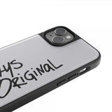 Adidas iPhone 14 Plus Cover Inlay Embroidery Case Hvid Sort