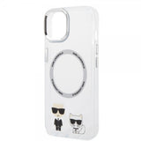 Karl Lagerfeld iPhone 14 Plus Cover Karl & Choupette MagSafe Transparent