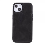 X-Level iPhone 14 Plus Cover Lædertekstur Sort
