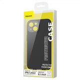 Baseus iPhone 14 Plus Cover Flydende Silikone Gel MagSafe Sort