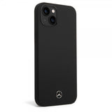 Mercedes Benz iPhone 14 Plus Cover Flydende Silikone Sort