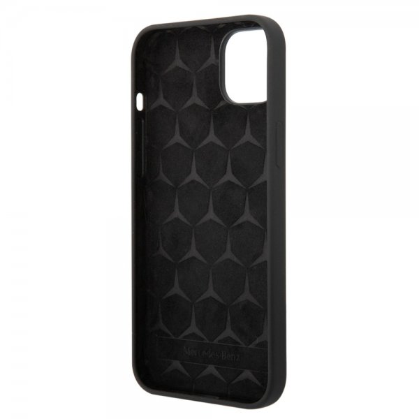 Mercedes Benz iPhone 14 Plus Cover Flydende Silikone Sort