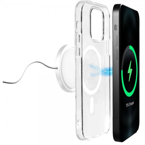 Puro iPhone 14 Plus Cover LITE MAG Gennemsigtig