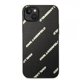 Karl Lagerfeld iPhone 14 Plus Cover Logomania Sort