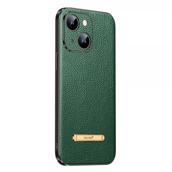 Sulada iPhone 14 Plus Cover med Stand Grøn