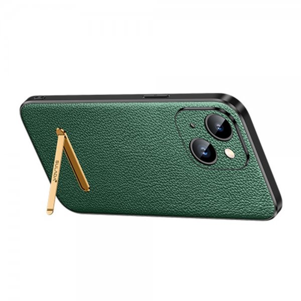 Sulada iPhone 14 Plus Cover med Stand Grøn