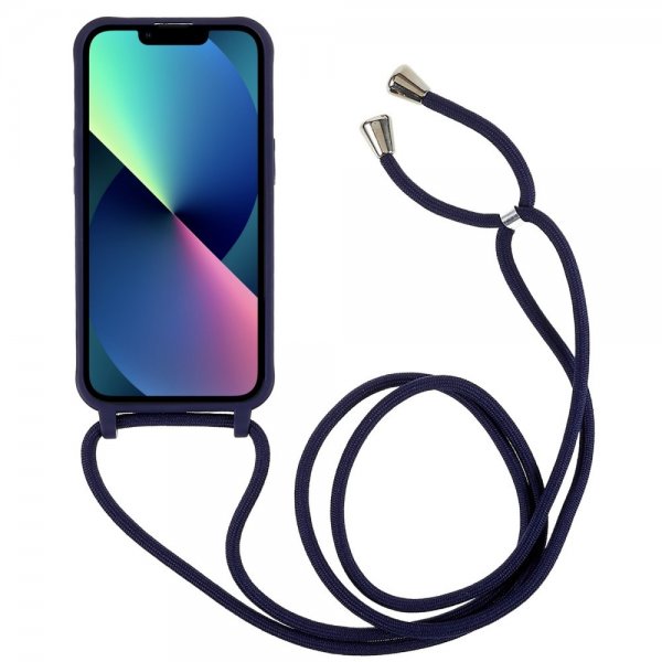 iPhone 14 Plus Cover med Rem Blå