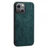 X-Level iPhone 14 Plus Cover Mokkatekstur Grøn