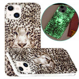 iPhone 14 Plus Cover Motiv Hvid Tiger