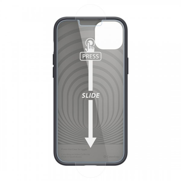 Caseology iPhone 14 Plus Cover med Skærmbeskyttelse Nano Pop 360 Black Sesame
