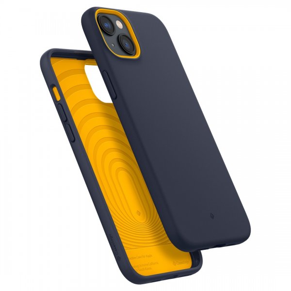Caseology iPhone 14 Plus Cover med Skærmbeskyttelse Nano Pop 360 Blueberry Navy