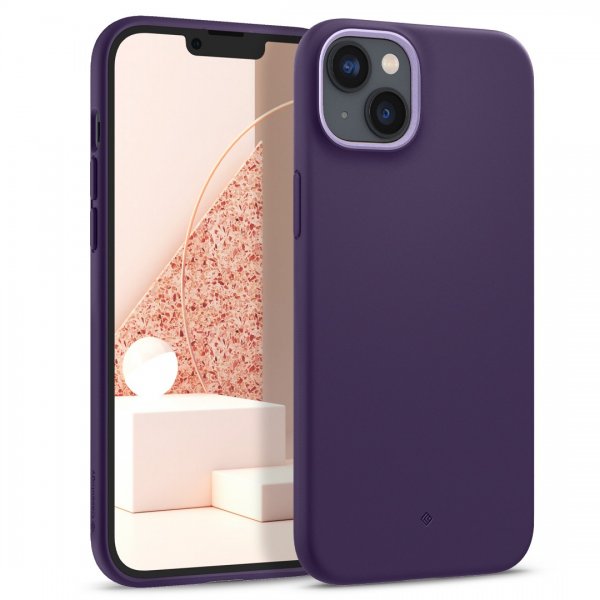 Caseology iPhone 14 Plus Cover med Skærmbeskyttelse Nano Pop 360 Grape Purple