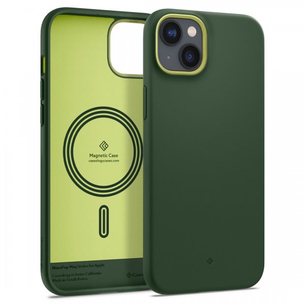 Caseology iPhone 14 Plus Cover Nano Pop Mag Avo Green