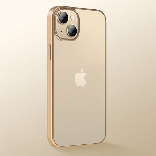 X-Level iPhone 14 Plus Cover Nature Color Series Guld