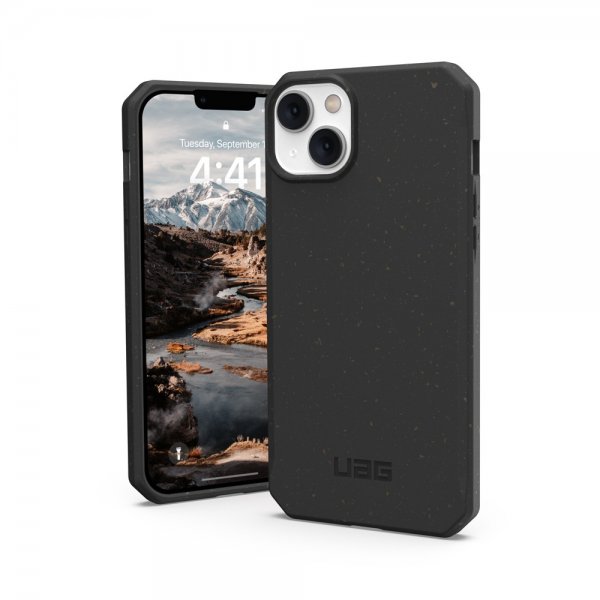 Urban Armor Gear (UAG) iPhone 14 Plus Cover Outback Biologisk Nedbrydeligt Cover Sort