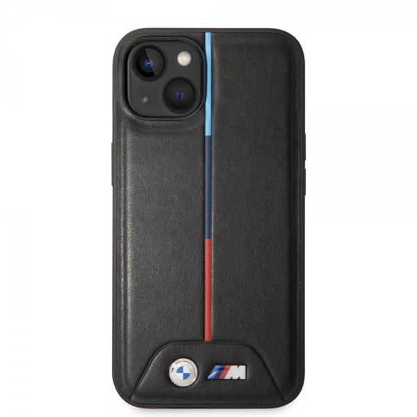 BMW iPhone 14 Plus Cover Quilted Sort
