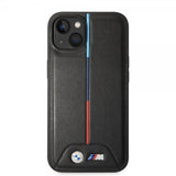 BMW iPhone 14 Plus Cover Quilted Sort