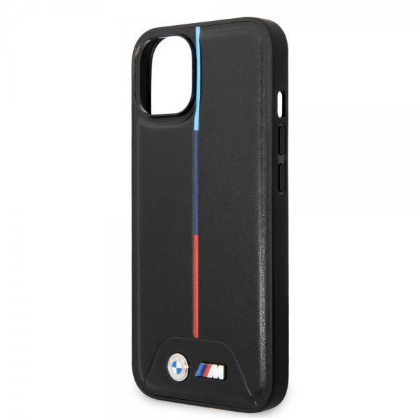 BMW iPhone 14 Plus Cover Quilted Sort