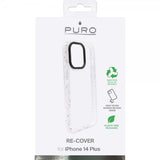 Puro iPhone 14 Plus Cover RE-COVER Hvid Transparent