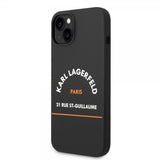 Karl Lagerfeld iPhone 14 Plus Cover Rue St Guillaume Sort