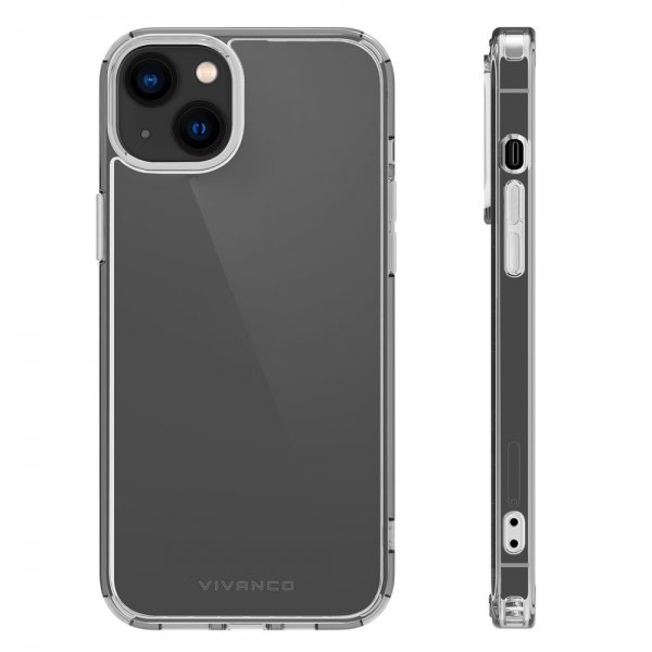 Vivanco iPhone 14 Plus Cover Safe & Steady Gennemsigtig