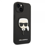 Karl Lagerfeld iPhone 14 Plus Cover Saffiano Karl Sort