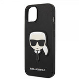Karl Lagerfeld iPhone 14 Plus Cover Saffiano Karl Sort