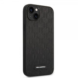 Karl Lagerfeld iPhone 14 Plus Cover Saffiano Monogram Sort