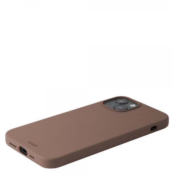 holdit iPhone 14 Plus Cover Silikone Dark Brown