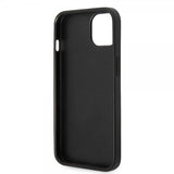 Karl Lagerfeld iPhone 14 Plus Cover Solid Glitter Plaque Logo Sort