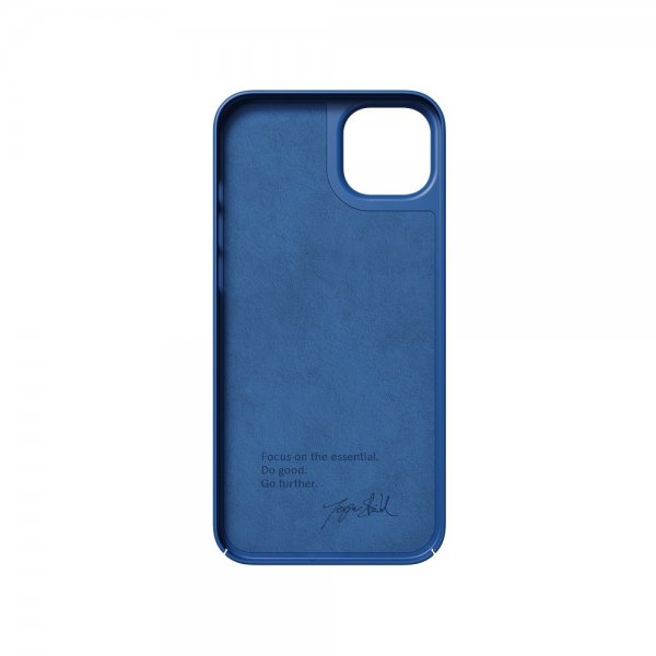 Nudient iPhone 14 Plus Cover Thin Case Blueprint Blue
