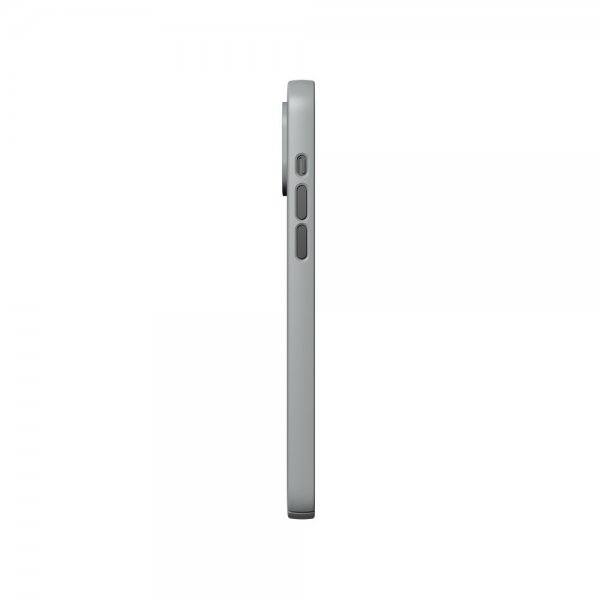 Nudient iPhone 14 Plus Cover Thin Case MagSafe Concrete Grey