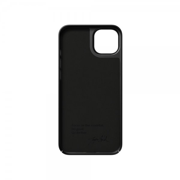 Nudient iPhone 14 Plus Cover Thin Case MagSafe Ink Black