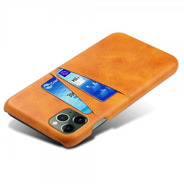 iPhone 14 Plus Cover To Kortlommer Lysebrun