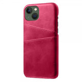 iPhone 14 Plus Cover To Kortlommer Magenta