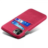 iPhone 14 Plus Cover To Kortlommer Magenta