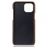 iPhone 14 Plus Cover To Kortlommer Mørkebrun