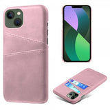 iPhone 14 Plus Cover To Kortlommer Rosaguld
