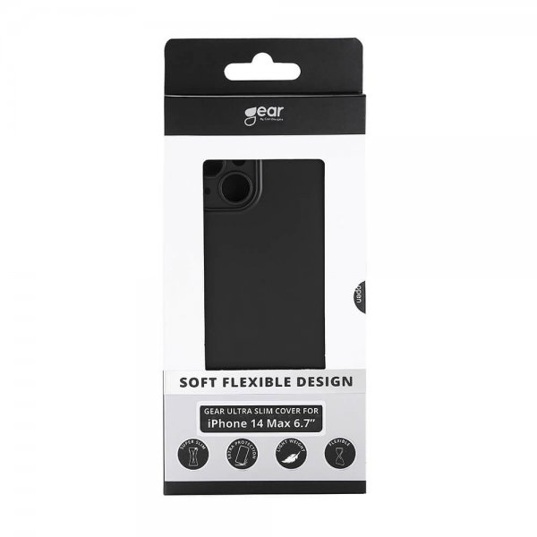 Gear iPhone 14 Plus Cover Ultra Slim Sort