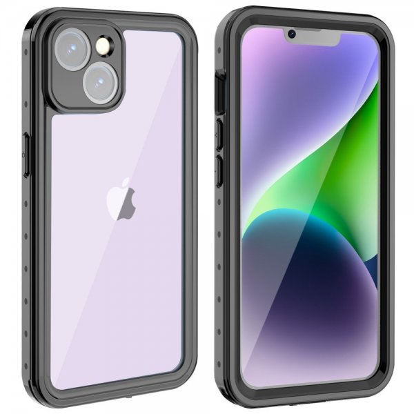 Redpepper iPhone 14 Plus Cover Vandtæt IP68 Sort