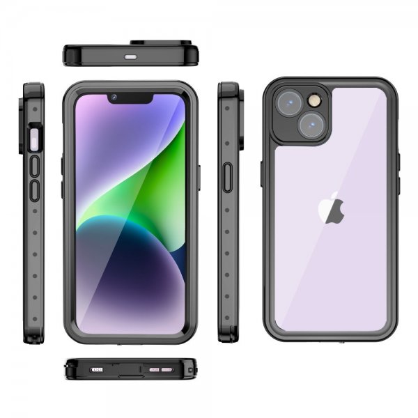 Redpepper iPhone 14 Plus Cover Vandtæt IP68 Sort