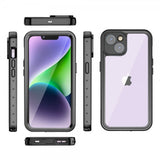 Redpepper iPhone 14 Plus Cover Vandtæt IP68 Sort
