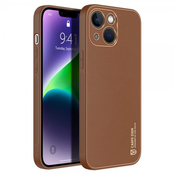Dux Ducis iPhone 14 Plus Cover YOLO Series Brun