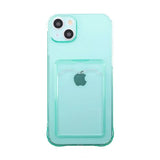 iPhone 14 Plus Cover Kortholder Stødsikkert Grøn